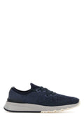 Navy Blue Lace-up Sneakers 1