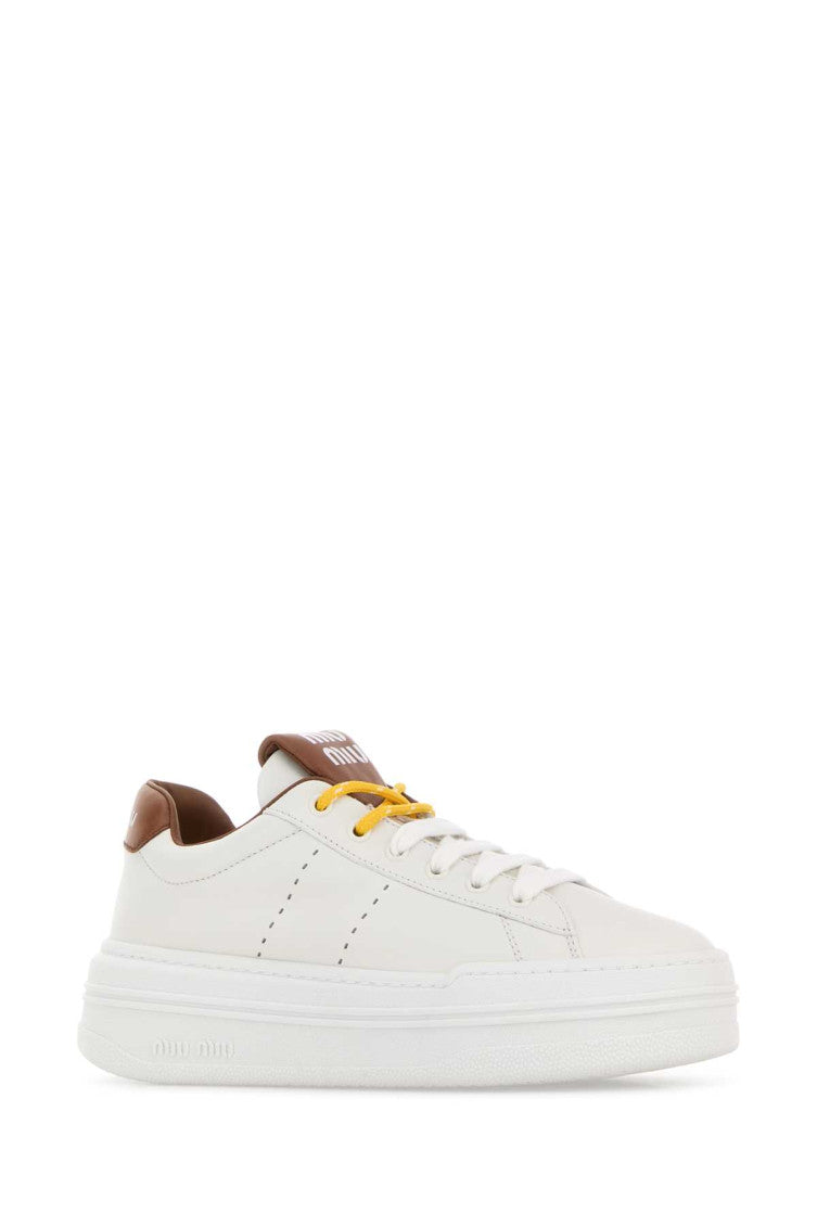 White Leather Sneakers 2