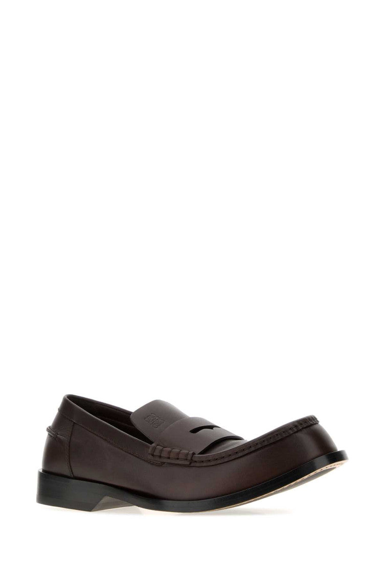 Dark Brown Leather Loafers 2
