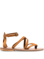 Brown Open-Toe Sandals 1