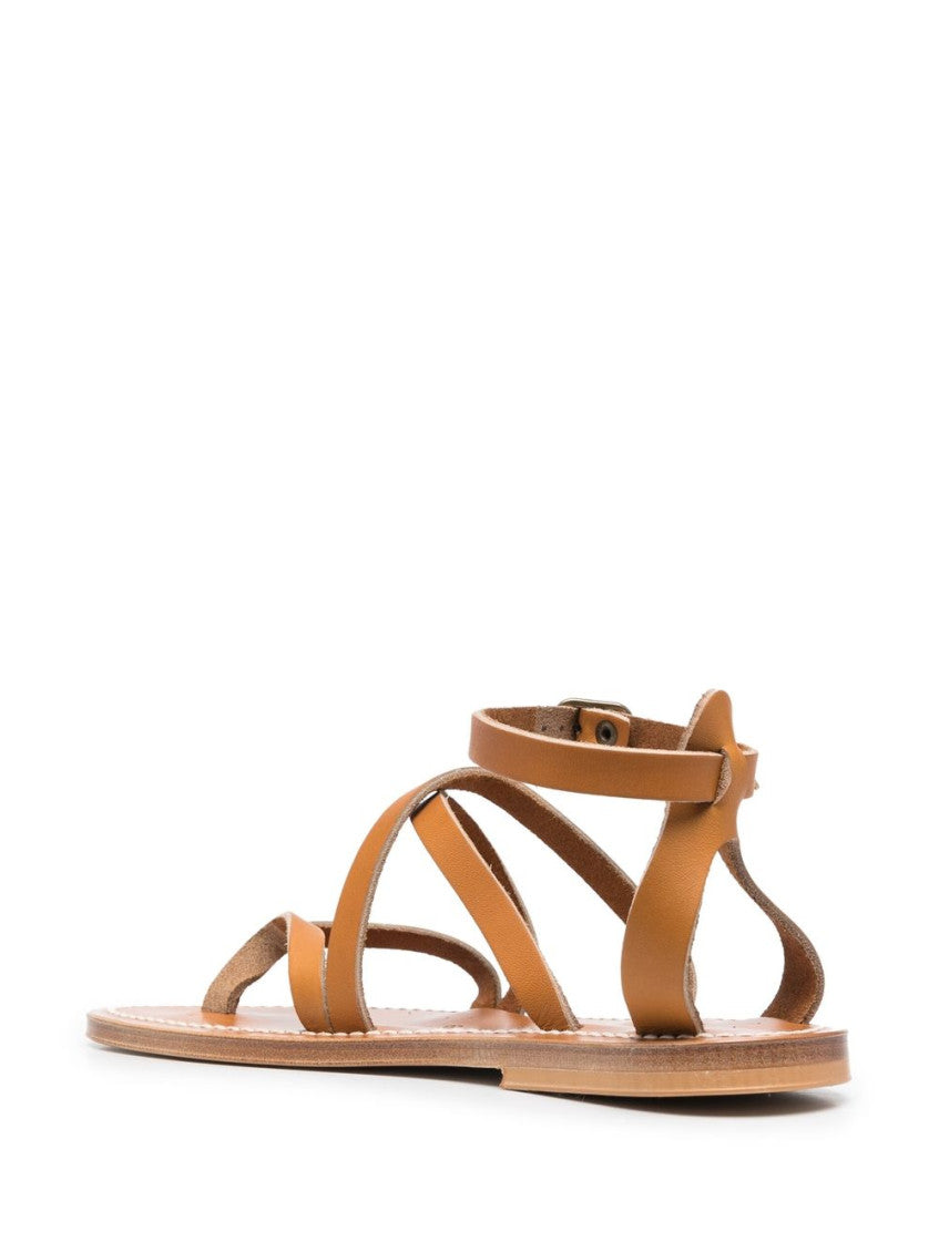 Brown Open-Toe Sandals 3