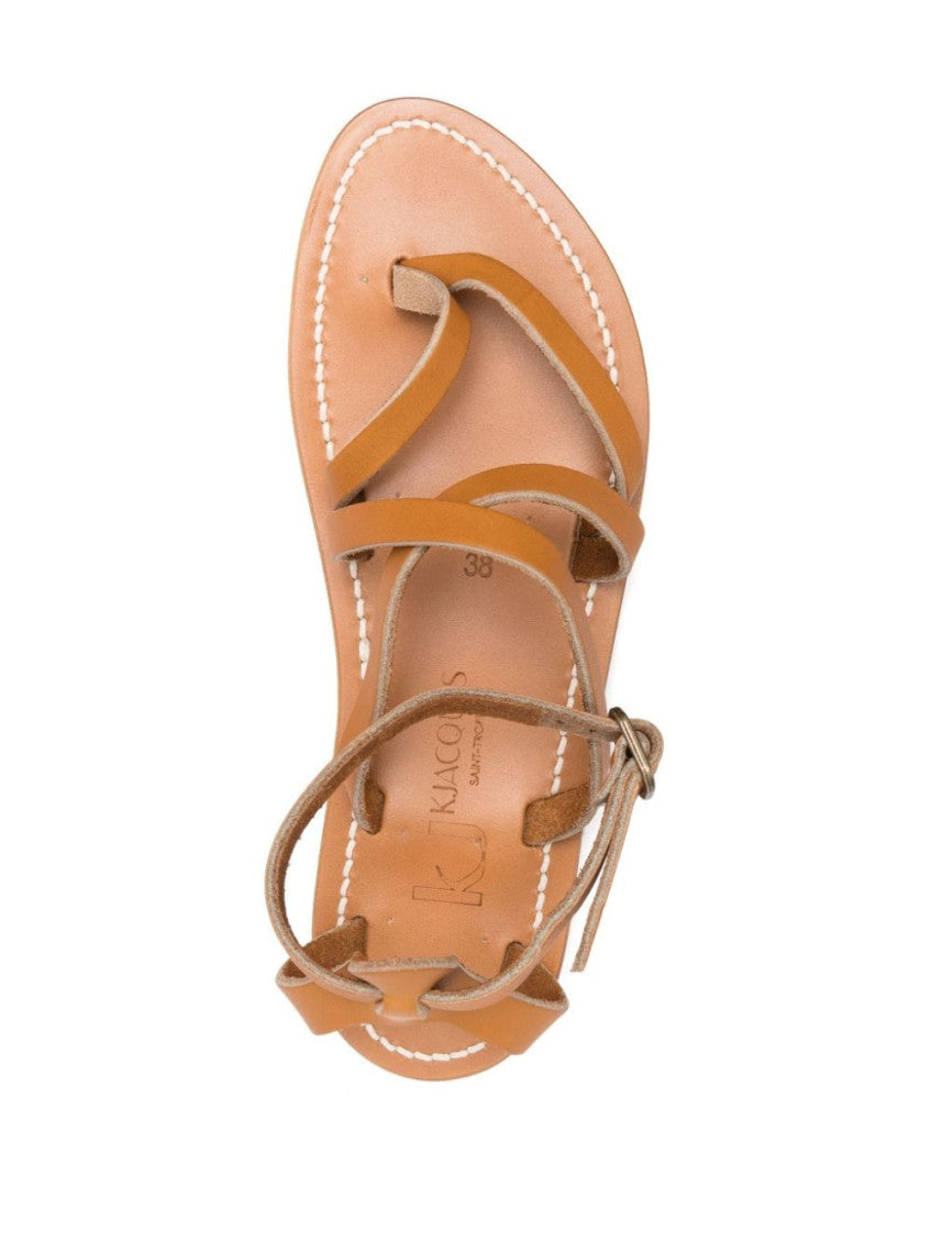Brown Open-Toe Sandals 4