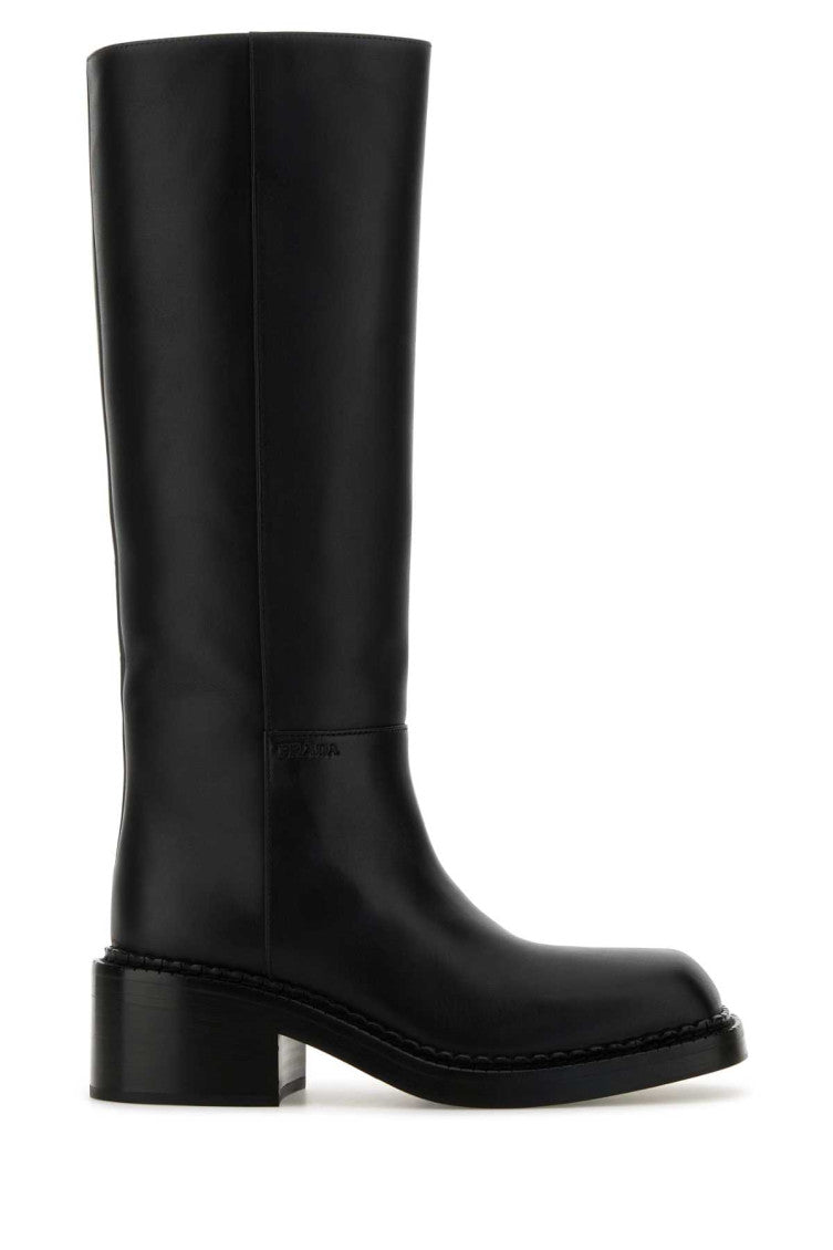 Black Leather Boots 1