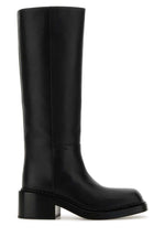 Black Leather Boots 1