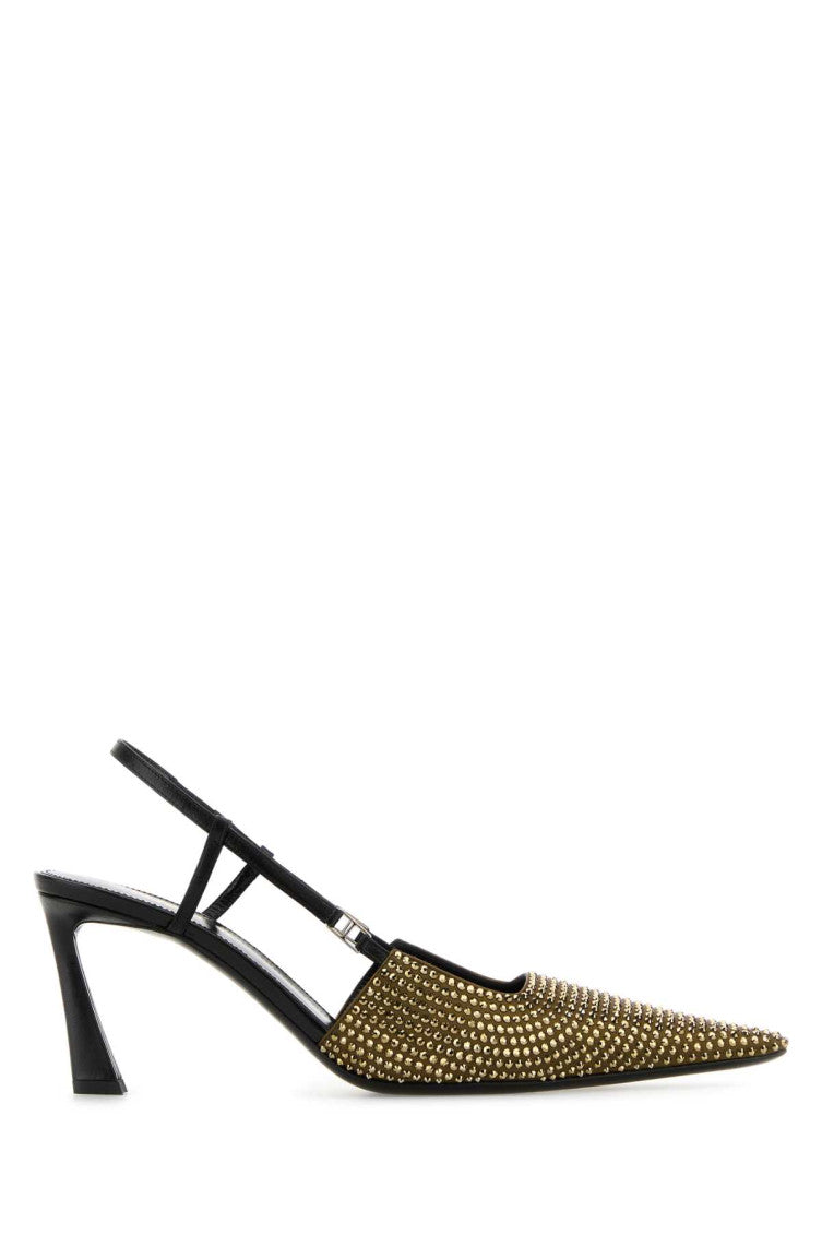 Black Embellished Andree Pumps 1