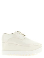 White Monocrome Elyse Platform Shoes 1