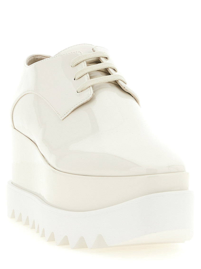 White Monocrome Elyse Platform Shoes 2