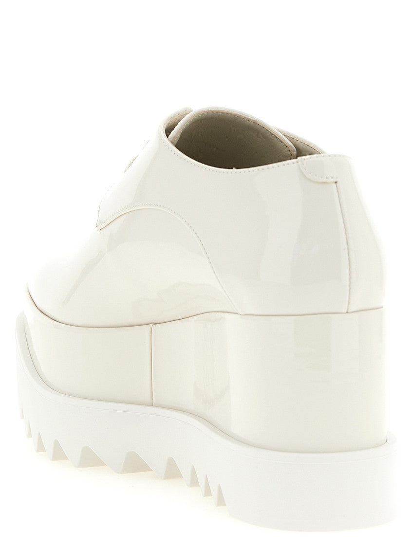 White Monocrome Elyse Platform Shoes 3