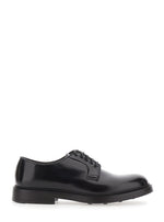 Black Leather Lace Up Shoes 1