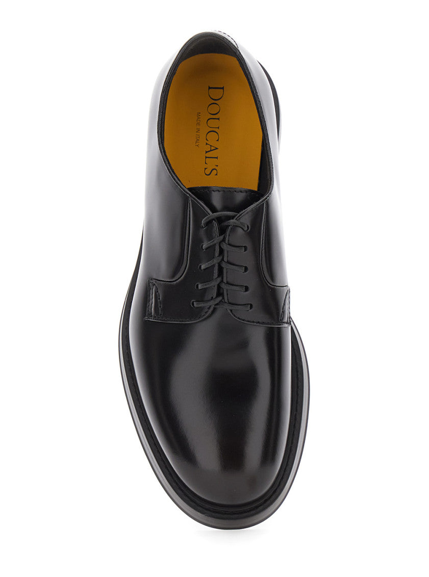 Black Leather Lace Up Shoes 4