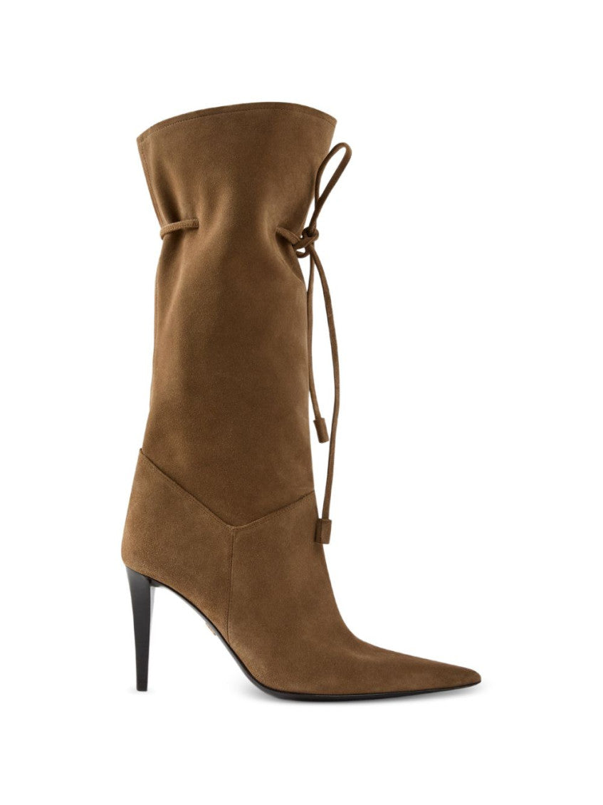 Brown Midi-90 Suede Boots 1