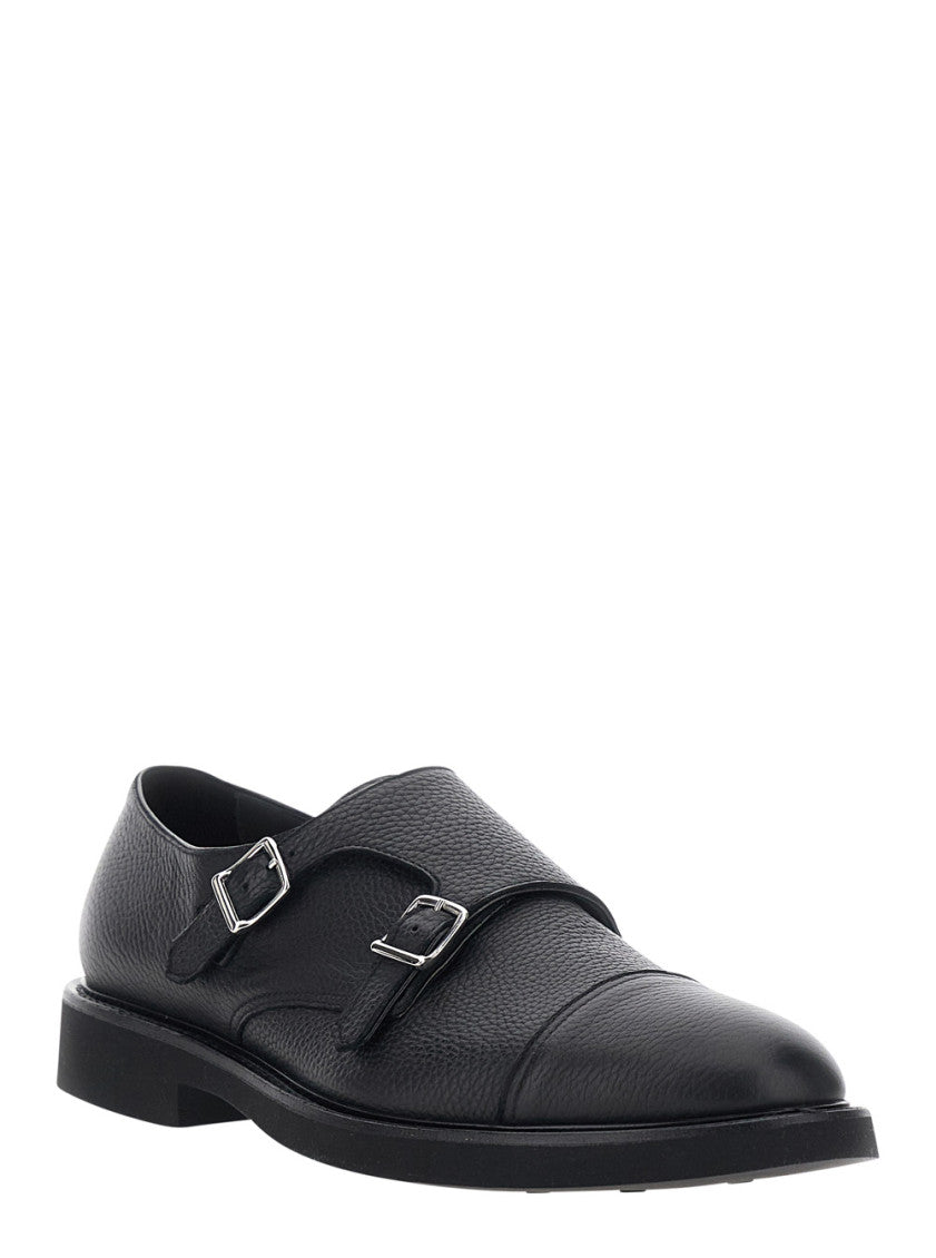 Black Double Buckle Shoes 2