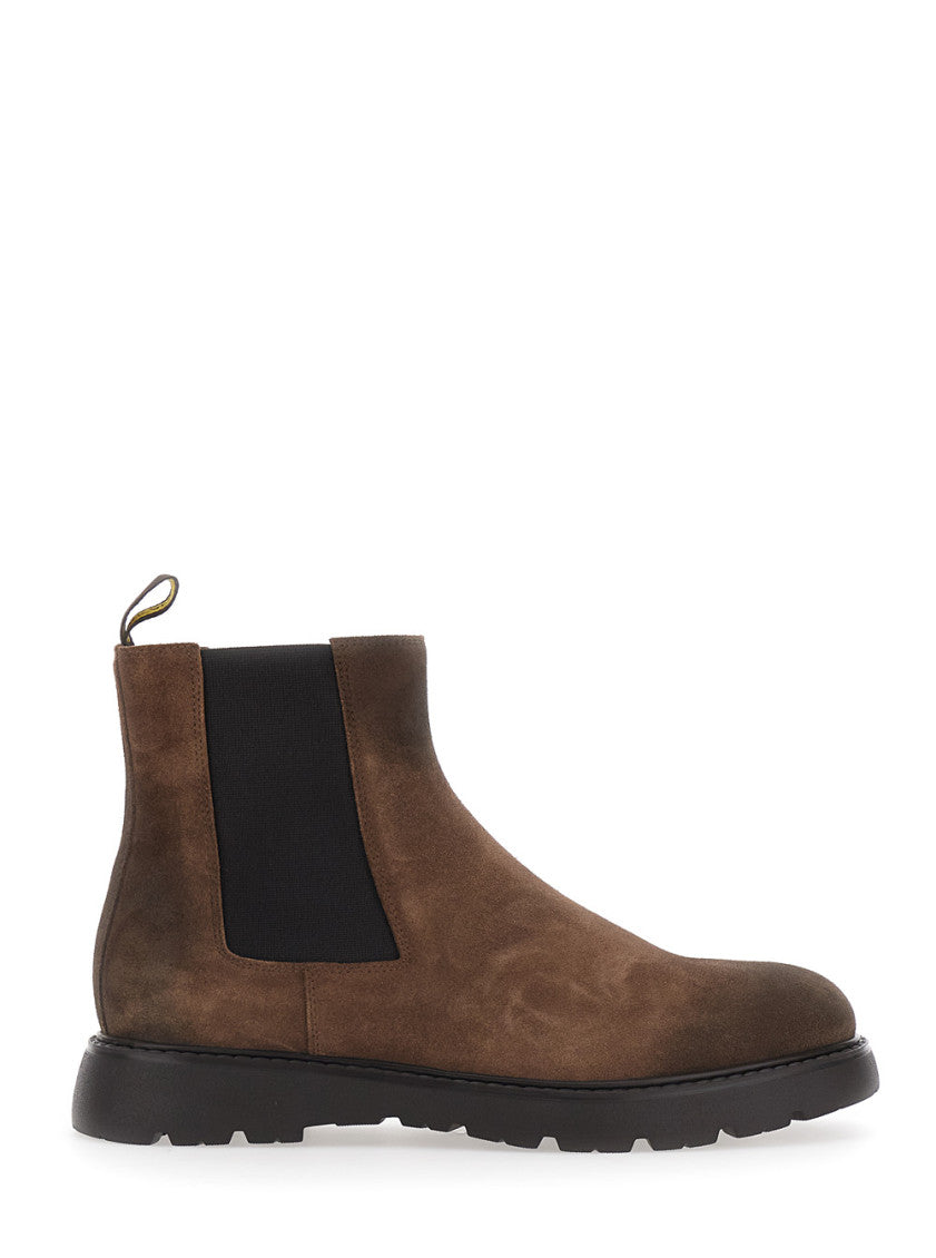 Brown Suede Chelsea Boots 1