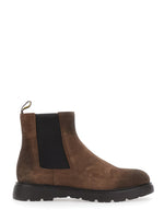 Brown Suede Chelsea Boots 1
