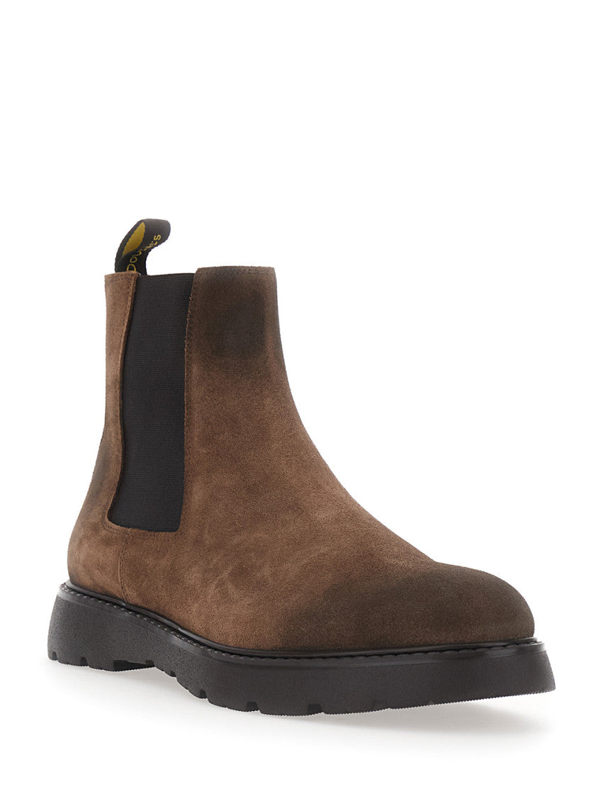 Brown Suede Chelsea Boots 2