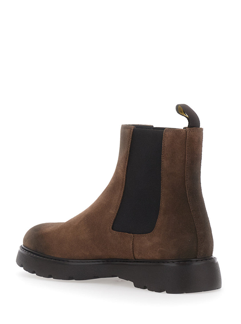 Brown Suede Chelsea Boots 3