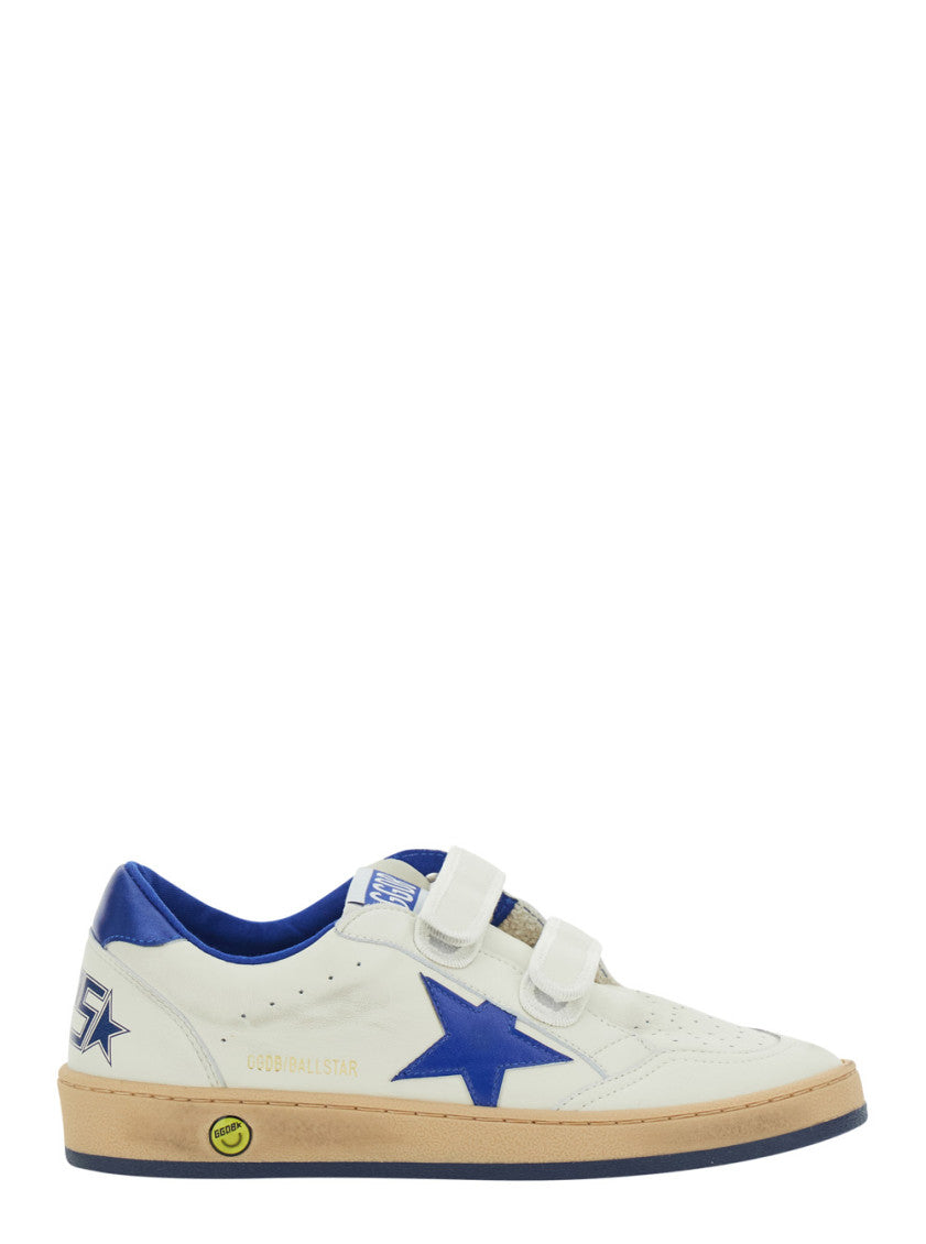 Boys White Ballstar Sneakers 1