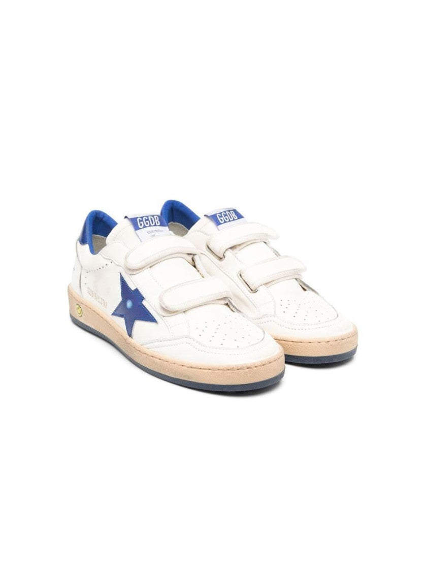 Boys White Ballstar Sneakers 2