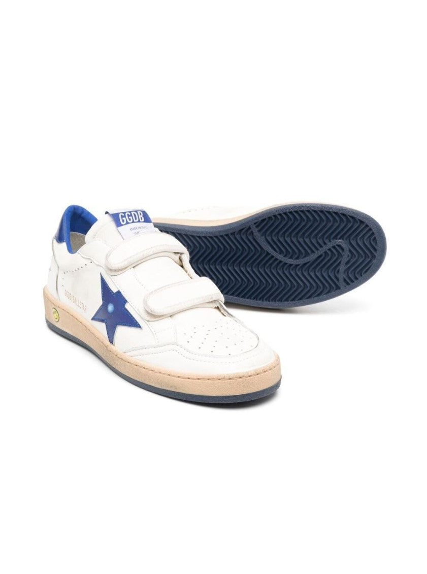 Boys White Ballstar Sneakers 3