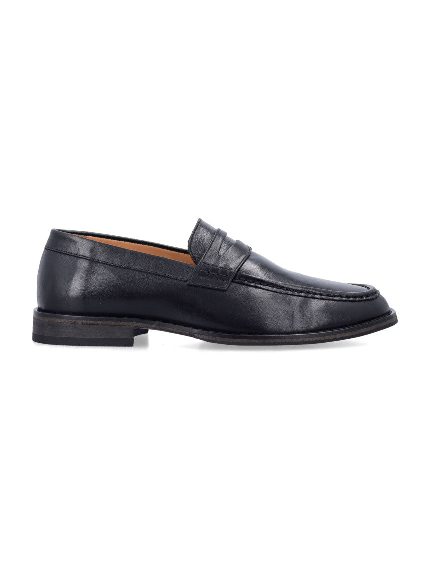 Black Leather Loafers 1