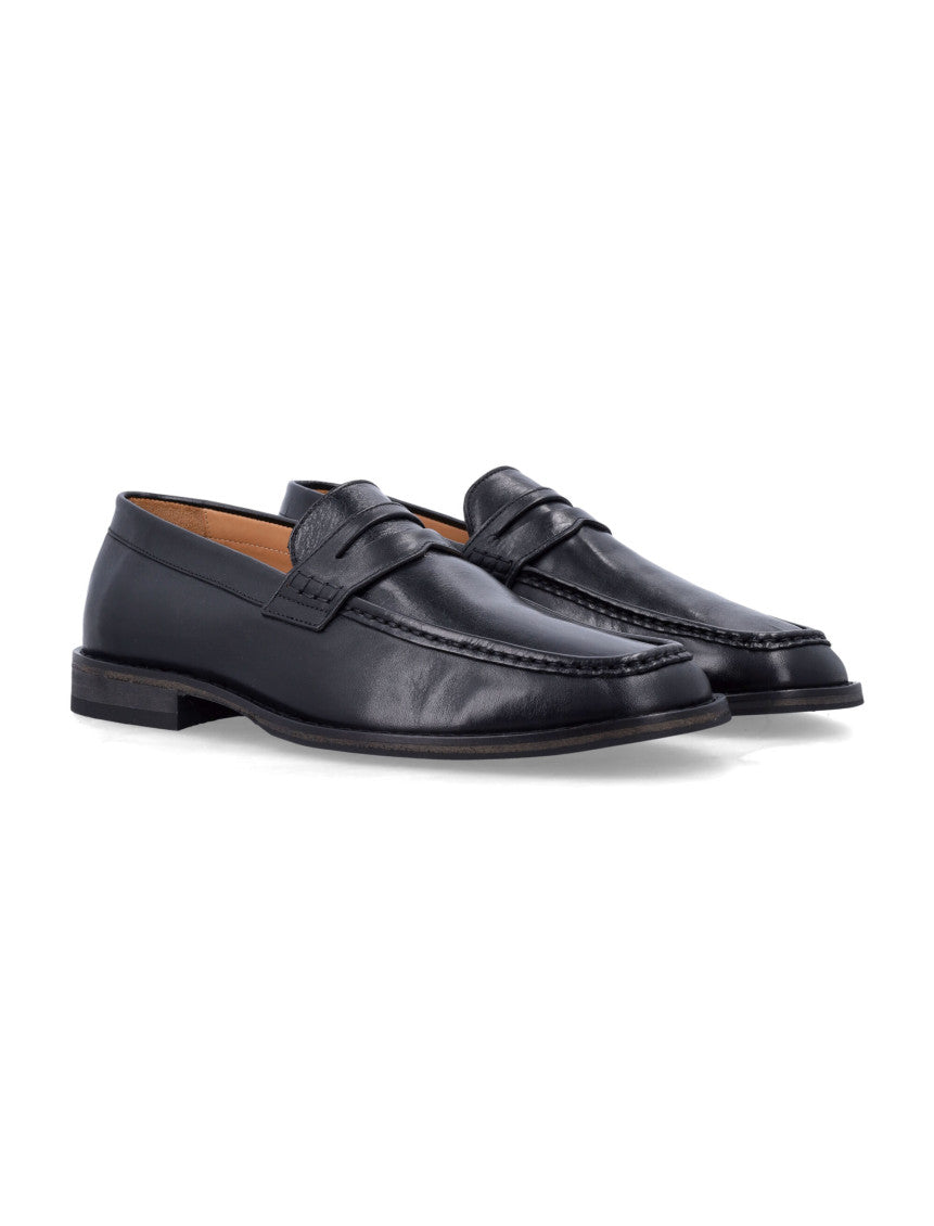 Black Leather Loafers 2