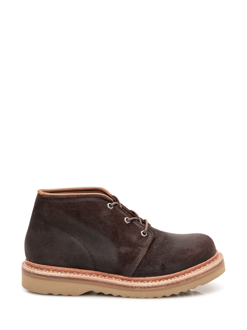 Dark Brown Chukka Lace-up Boots 1