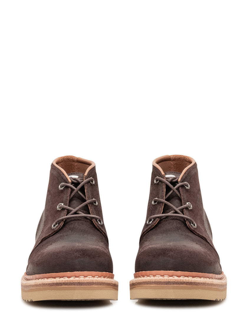 Dark Brown Chukka Lace-up Boots 2