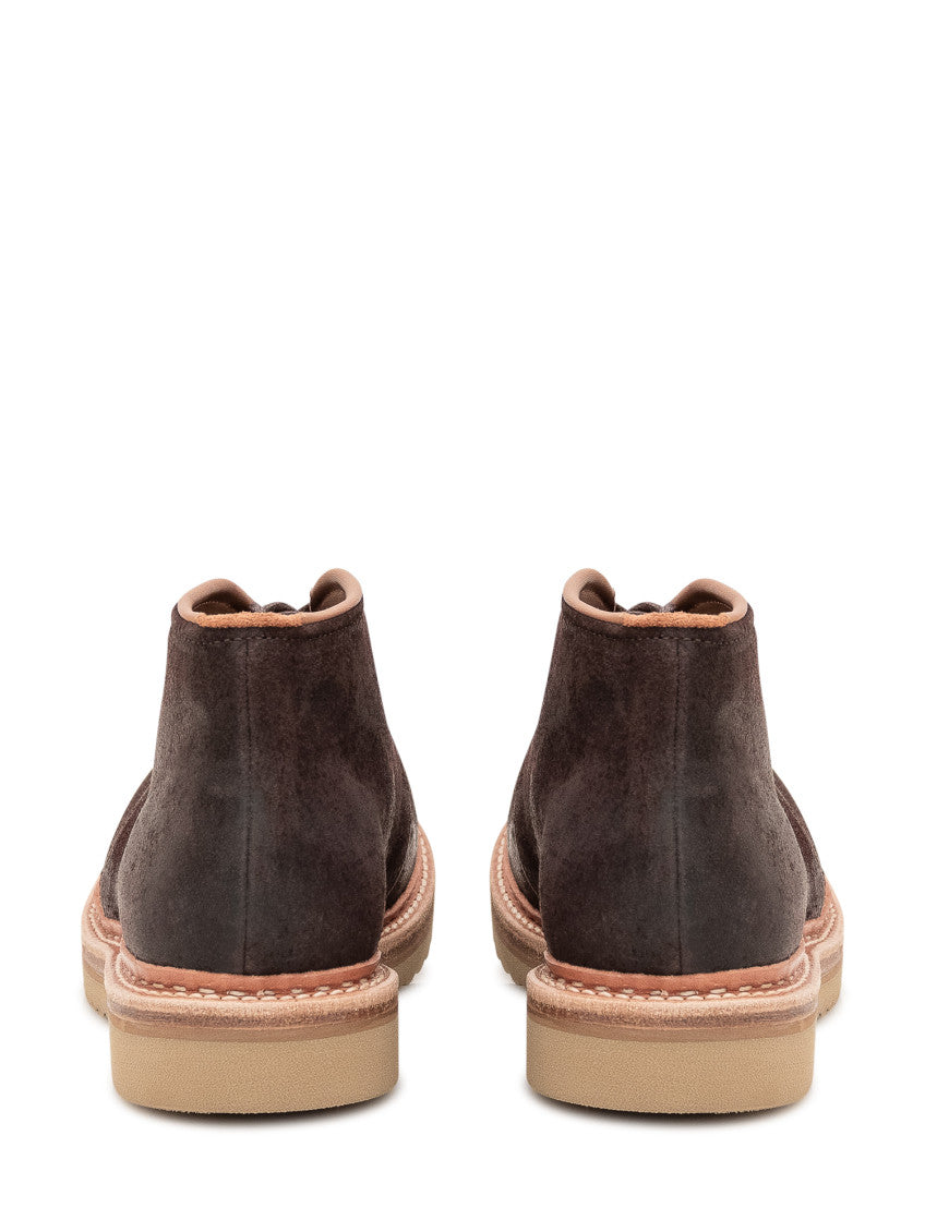 Dark Brown Chukka Lace-up Boots 3