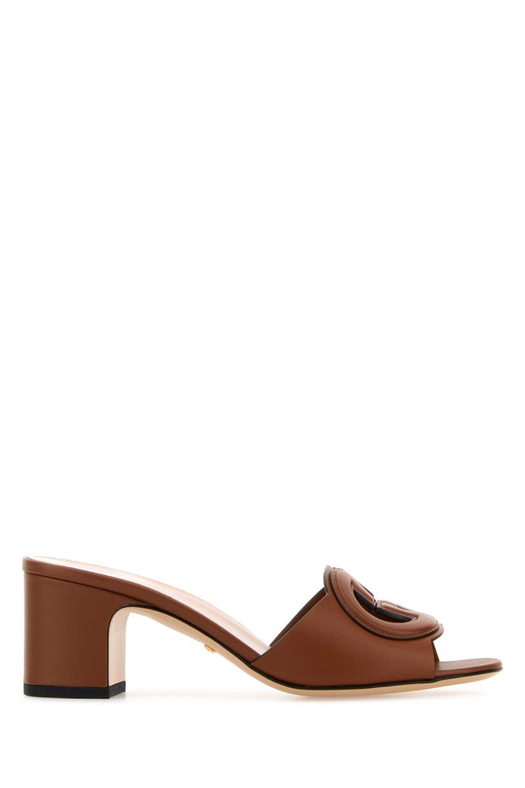 Brown Interlocking Heels 1