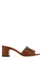 Brown Interlocking Heels 1