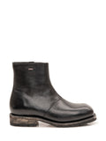 Black Engine Leather Boots 1