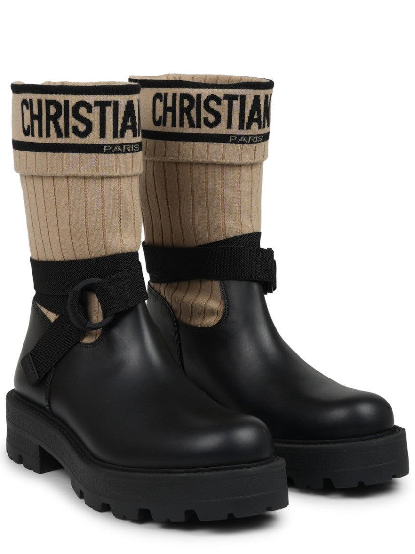Black Logo D-Major Boots 2