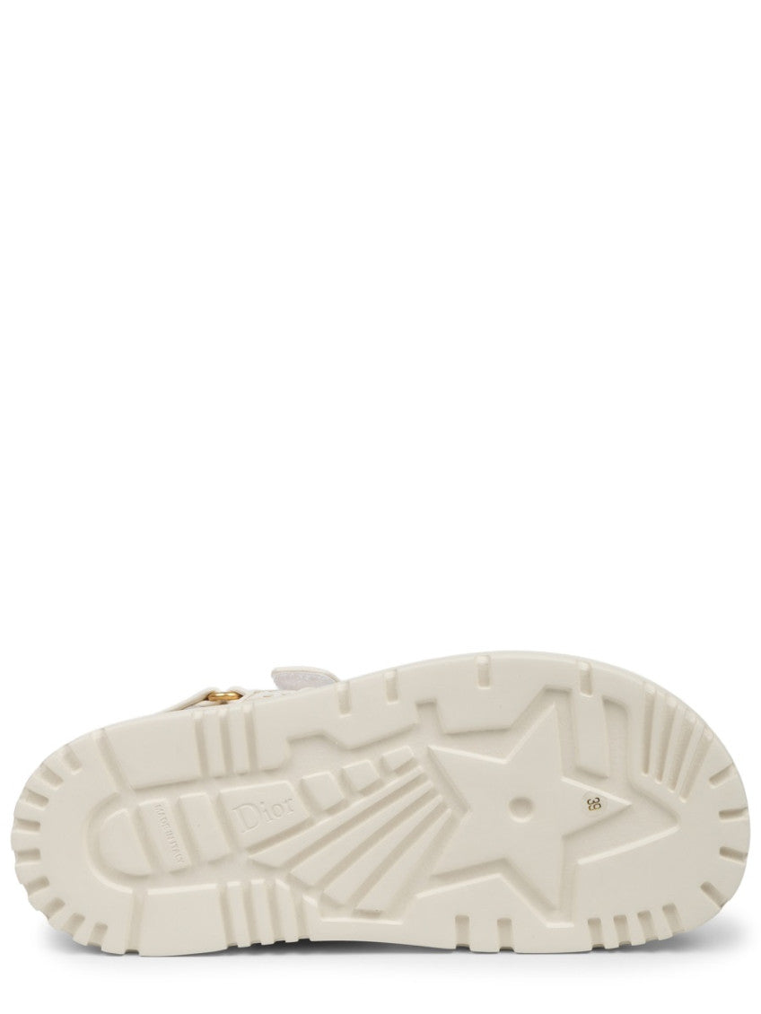 Beige  Logo Dioract Sandals 6