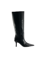 Black Minimal Shape Boots 1