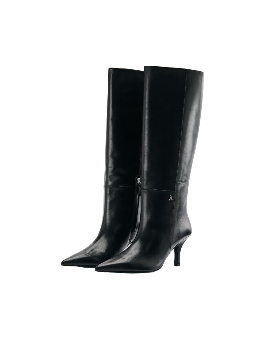 Black Minimal Shape Boots 2