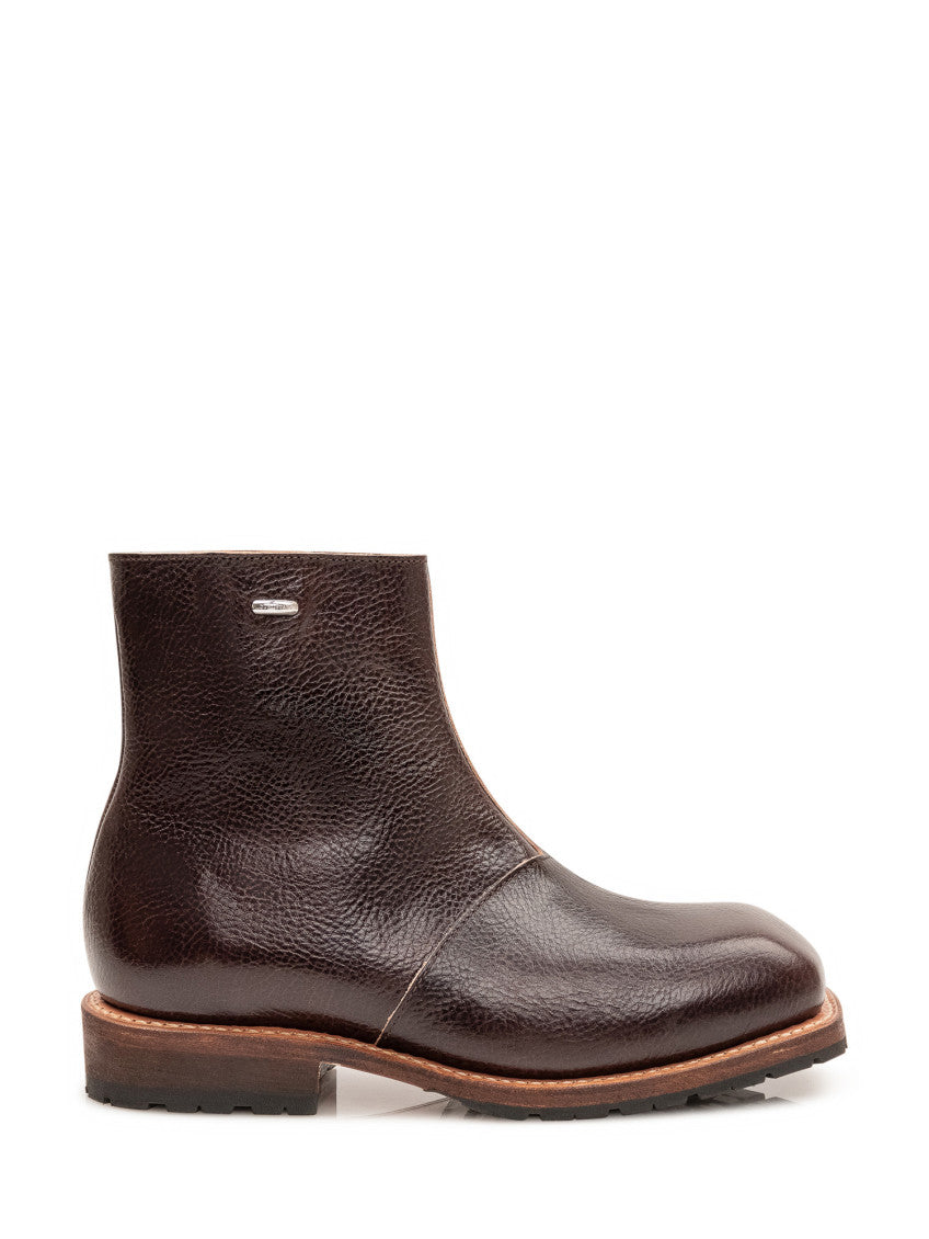 Brown Leather Camion Boots 1