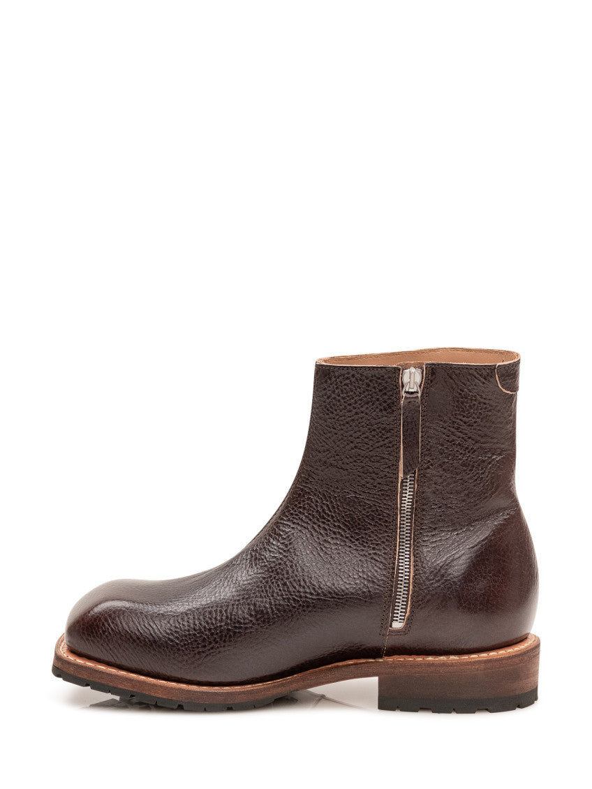 Brown Leather Camion Boots 4