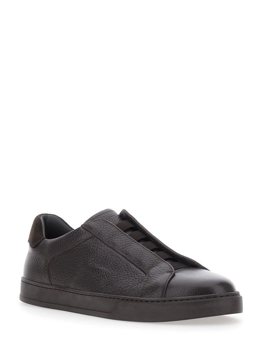 Brown Spencer Low Top Sneakers 1