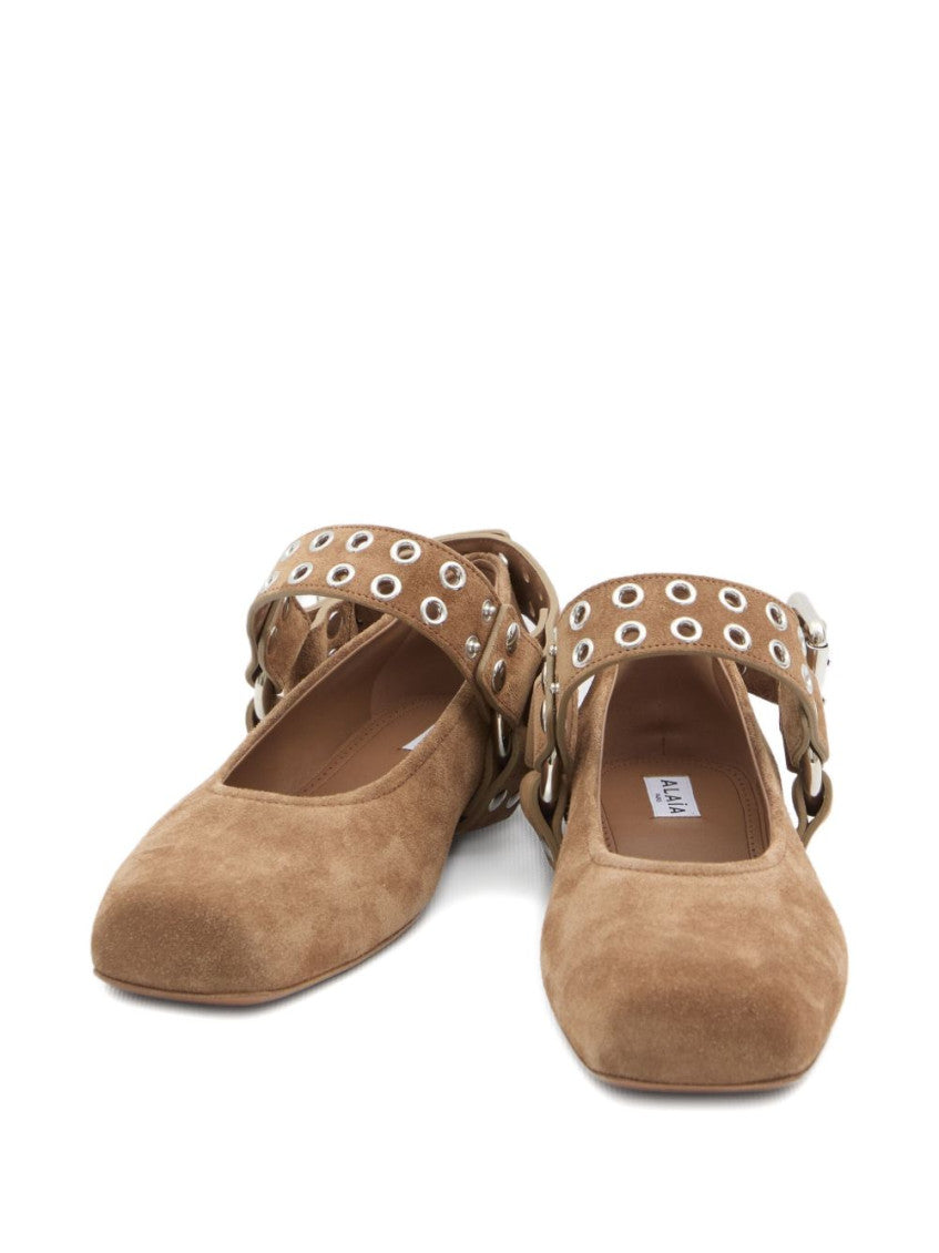 Brown Suede Ballet Flat 6
