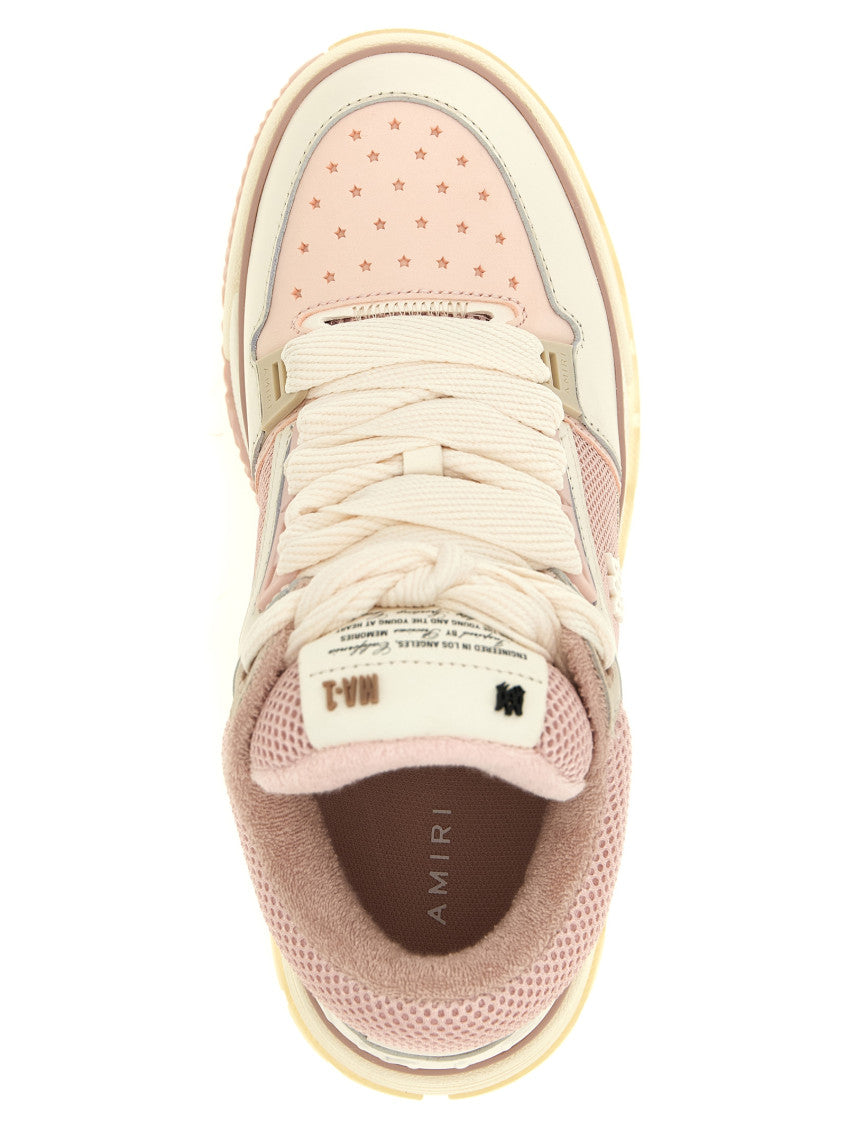 Pink MA-1 Logo Sneakers 4
