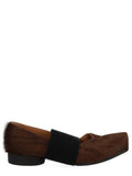 Brown Square-Toe Ballet Flats 1