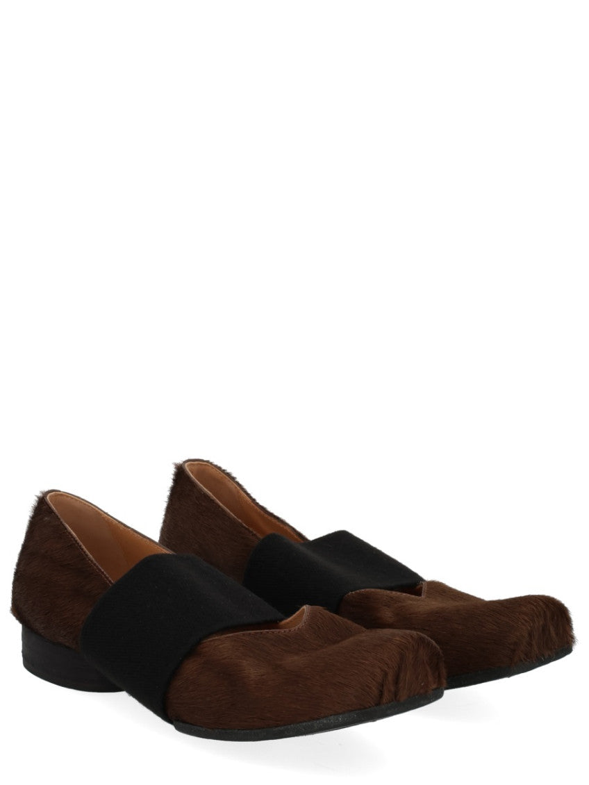 Brown Square-Toe Ballet Flats 2