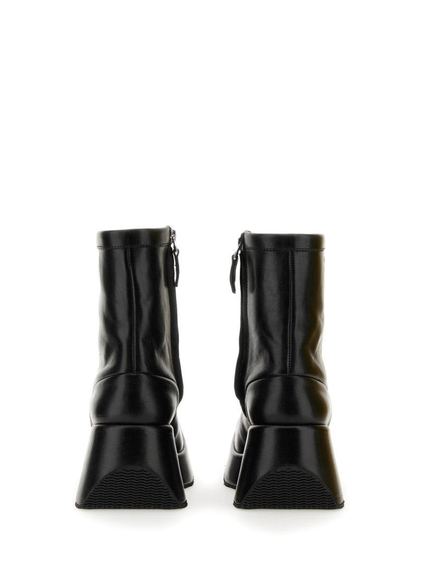 Black Chunky Platform Boots 2