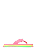 Pink Stripe Flip-flops 1
