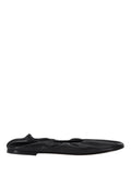 Black Scrunch Ballet Flat 1