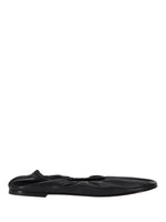 Black Scrunch Ballet Flat 1