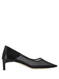 Black Slip-on Mesh Pumps 1