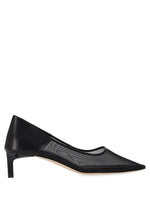 Black Slip-on Mesh Pumps 1