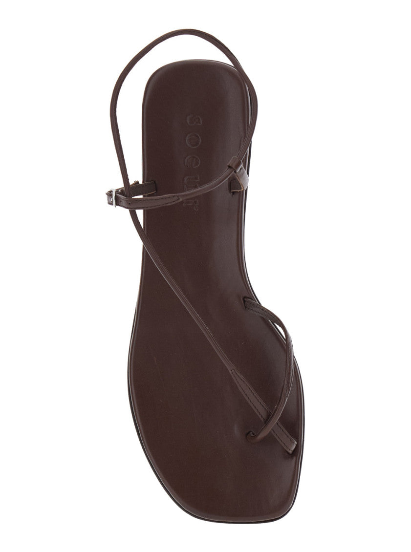 Brown Leather Sandals 4