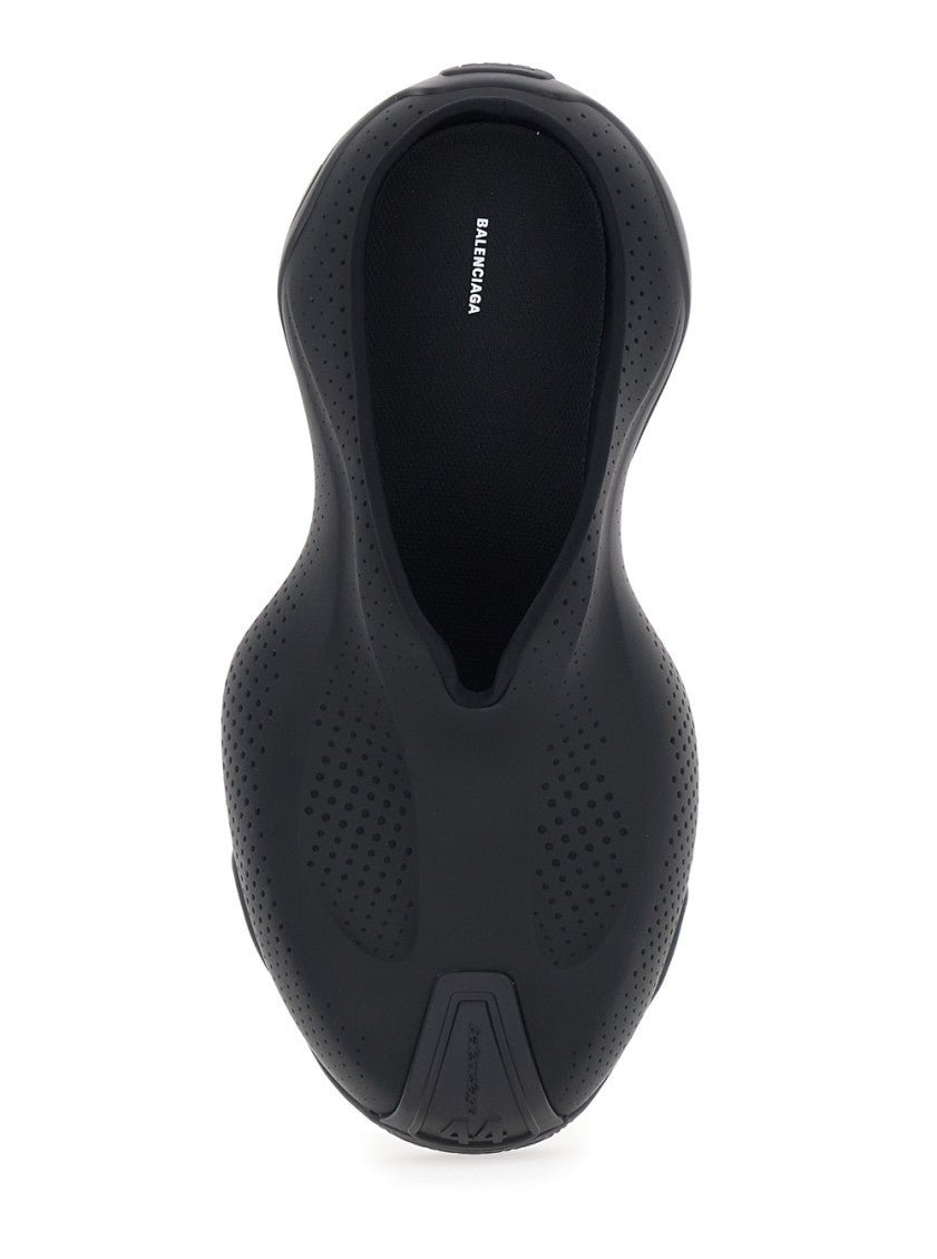 Black Basketball Slip-On Sandals 4